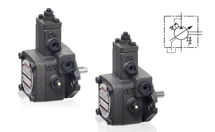 PVF-8-12-15-20 PVF-12-55-10 Anson Hydraulic Variable Vane Pump